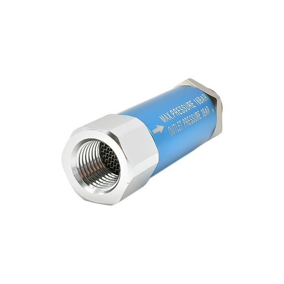 Interstate Pneumatics WR1105 1/4 Inch NPT In-Line 50 PSI Fixed Preset Pressure Regulator Outlet Pressure with Max Inlet 230 PSI