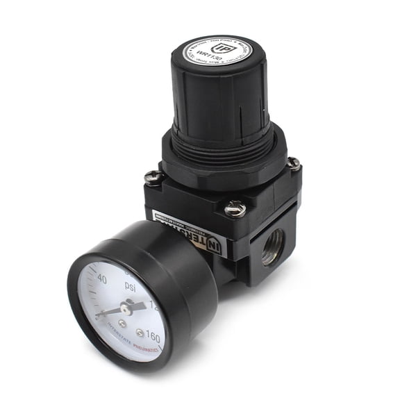 Interstate Pneumatics WR1130G 1/4" Regulator w/Gauge