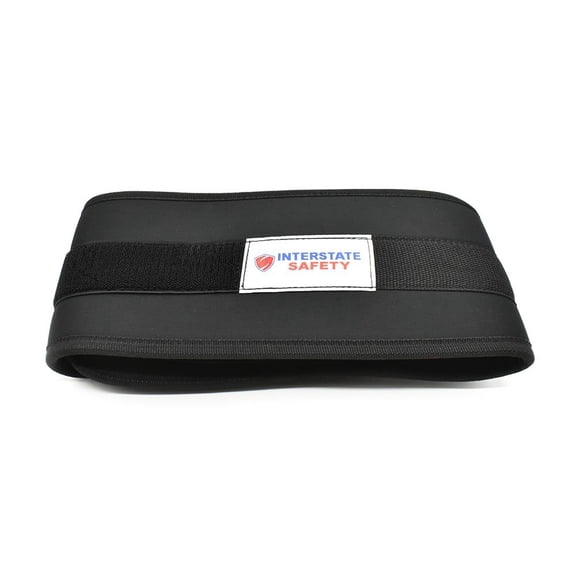Interstate Safety 19482-M 6" Nylon Weightlifting / Back Support Belt - Medium