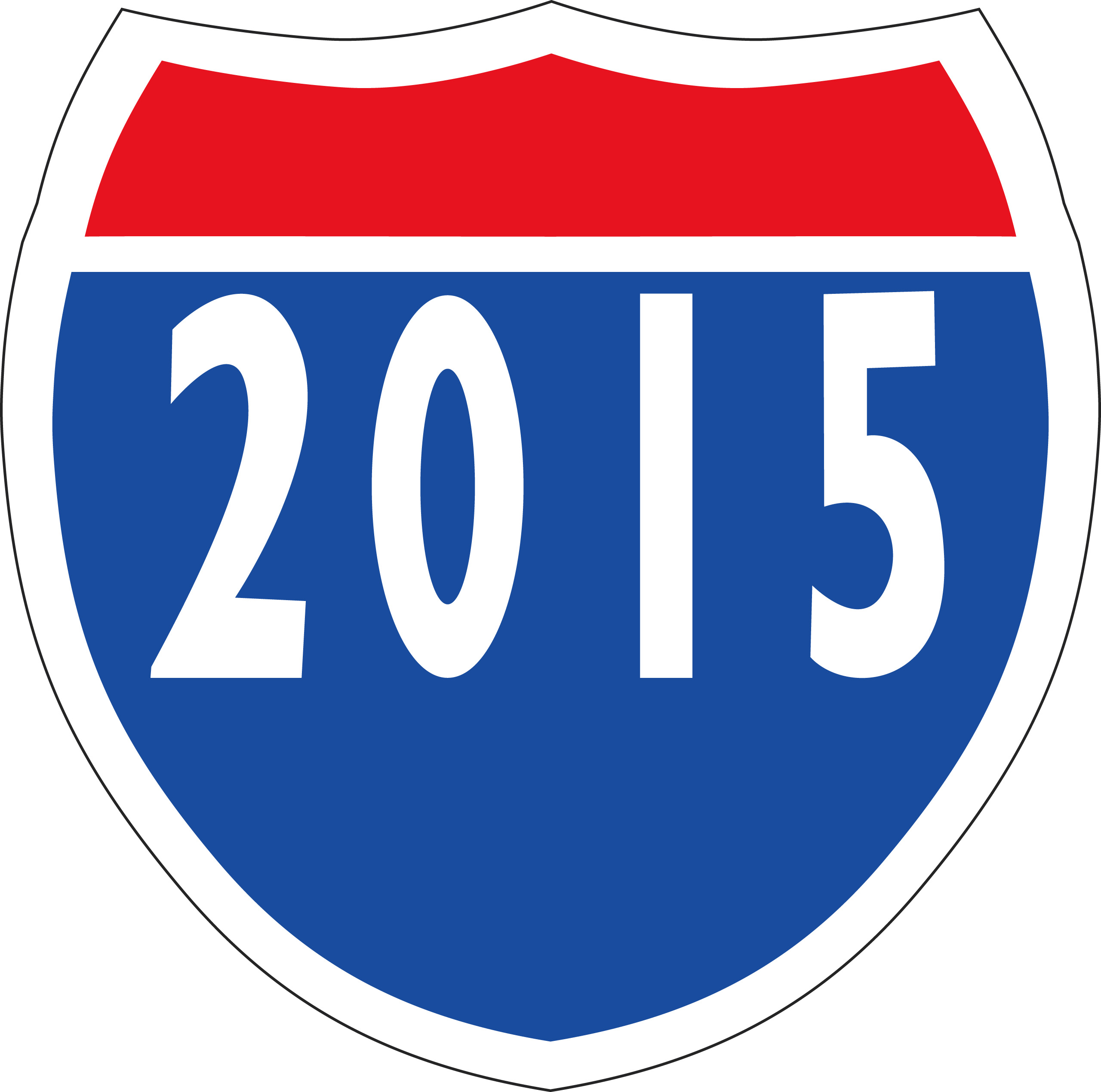 Interstate 8 Sticker Interstate Sign Windshield Sticker -