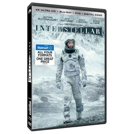 Interstellar (4K Ultra HD + Blu-ray + DVD + Digital Copy) (Walmart Exclusive)