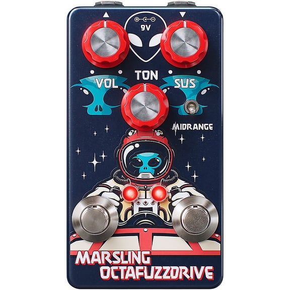 Interstellar Audio Machine Marsling Octafuzzdrive Guitar Effects Pedal
