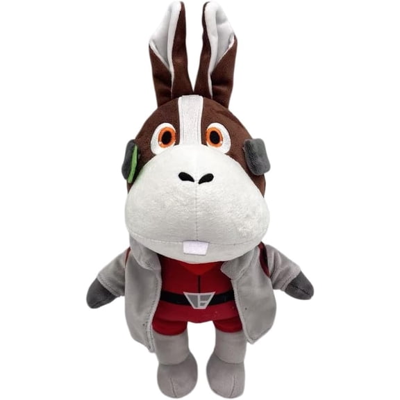 Interstellar Fox Stuffed Animal, 12" Star Peppy Plush Toy with Communication Headset, Soft Stuffed Figure Doll for Kids Adults