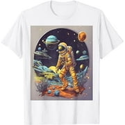 Interstellar Invader Illustration T-Shirt