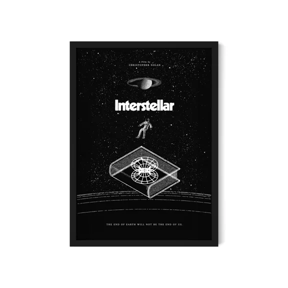 Interstellar - Minimalist Movie Poster Unframed Size 24''x36'' GooGate