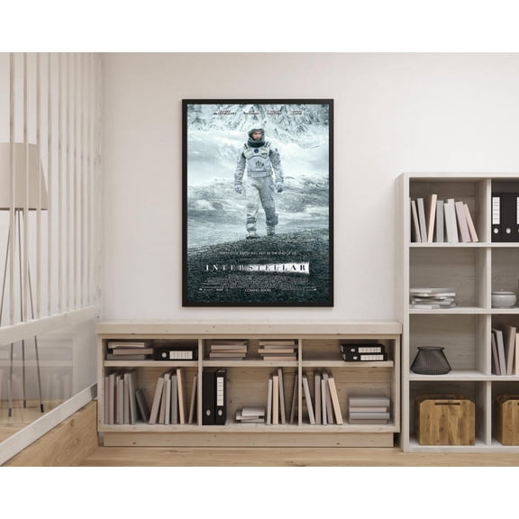 Interstellar Movie Poster, Unframed Paper Poster 8x10in