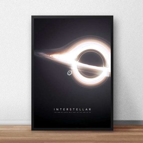 Interstellar Movie Poster, Wall Art, Unframed Paper Poster 24x36in