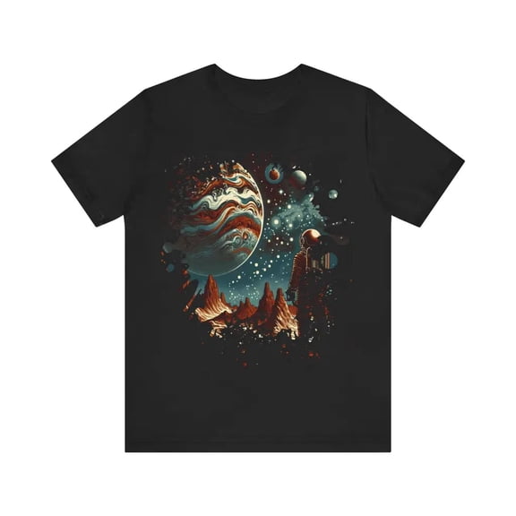 Interstellar Observer Beyond the Ridge - Jersey Short Sleeve Tee