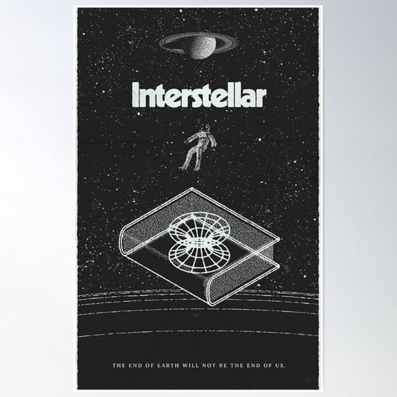 Interstellar Poster Wall Art, Modern Wall Decor, 12x18 UNFRAMED