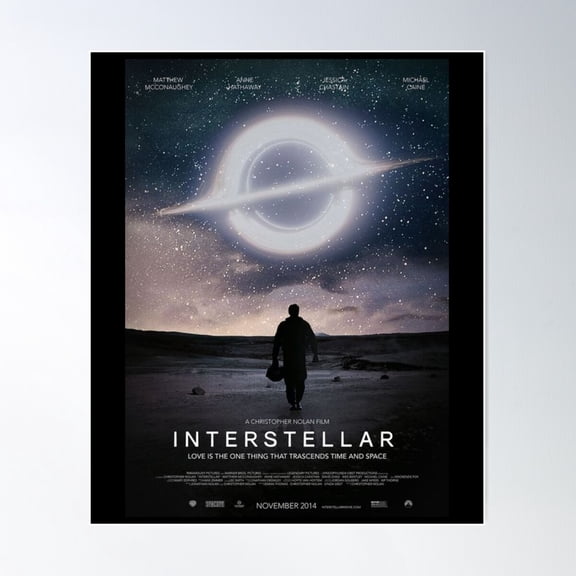 Interstellar Poster Wall Art, Modern Wall Decor For Living Room Bedroom, 24x36 UNFRAMED