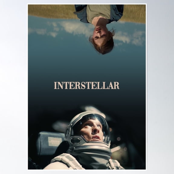Interstellar Reversal Poster Poster Wall Art, Modern Wall Decor, 12x18 UNFRAMED