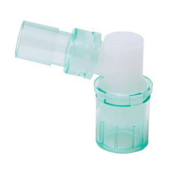 Intersurgical 1200052-CS 15 to 22 mm Airway Elbow Double Swivel Connector - Pack of 120