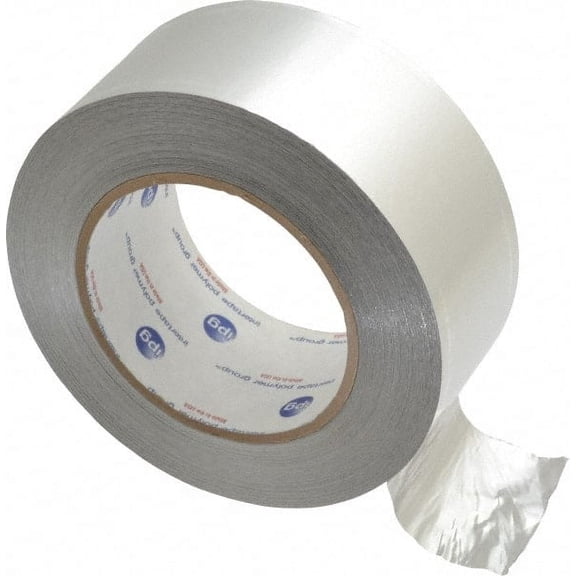 Intertape 2" x 60 Yds Silver Foil Tape 5 mil, Acrylic Adhesive, Aluminum Foil Backing, 28 Lb/ln Tensile Strength, -29.2F to 325F, Series ALF300