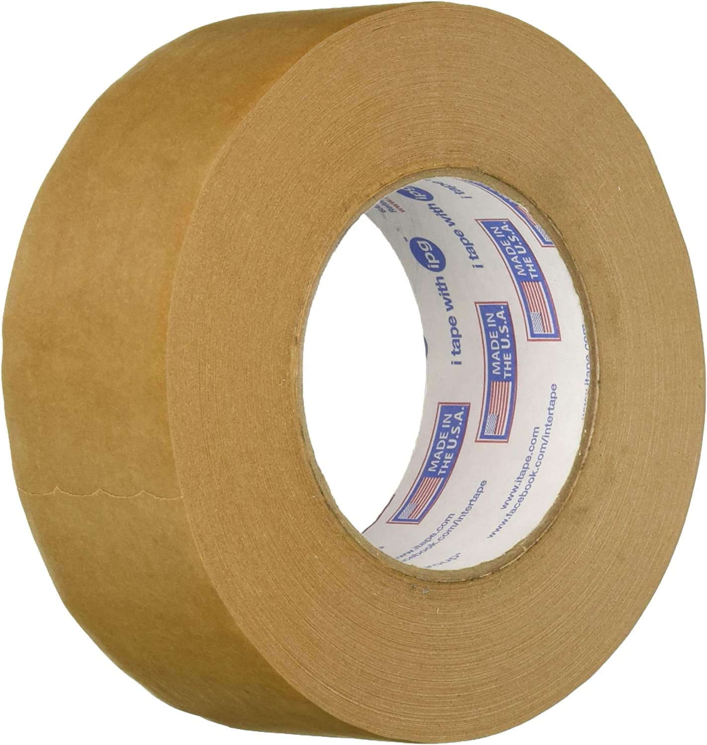 Intertape 9341 1.88in. x 60yds Paper Flatback Carton Sealing Tape