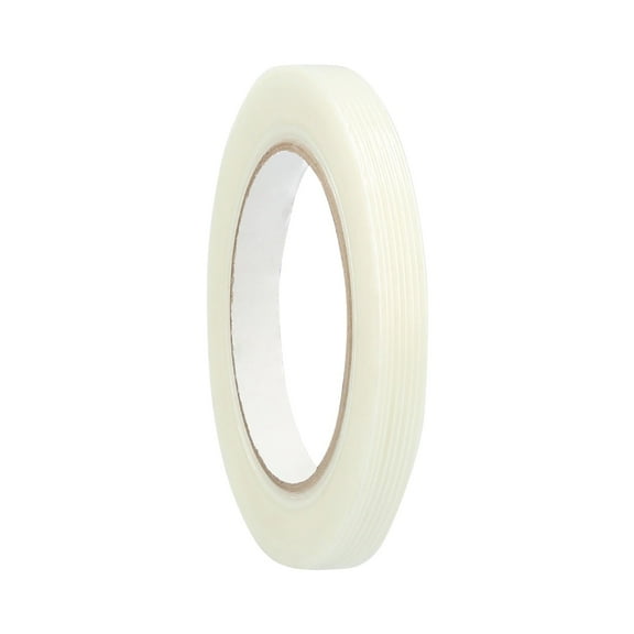 SSBM 1" x 60 Yards (180 Feet) Clear Filament Reinforced Tape, Packaging & Bundling, 4 Mil, 36 Rolls