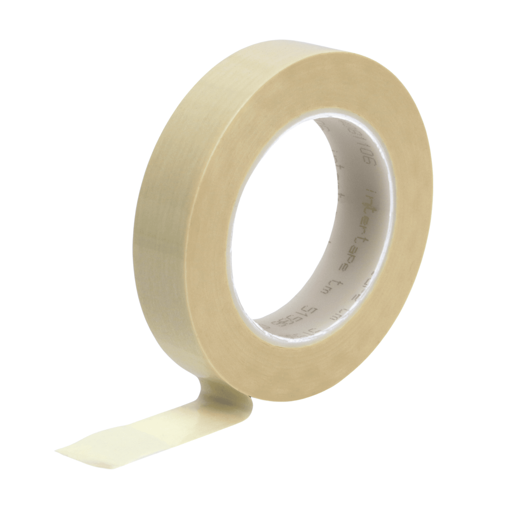 Intertape Polyester Film / Polyester Non-Woven Electrical Tape (51596): 1 in. x 60 yds. (Natural)