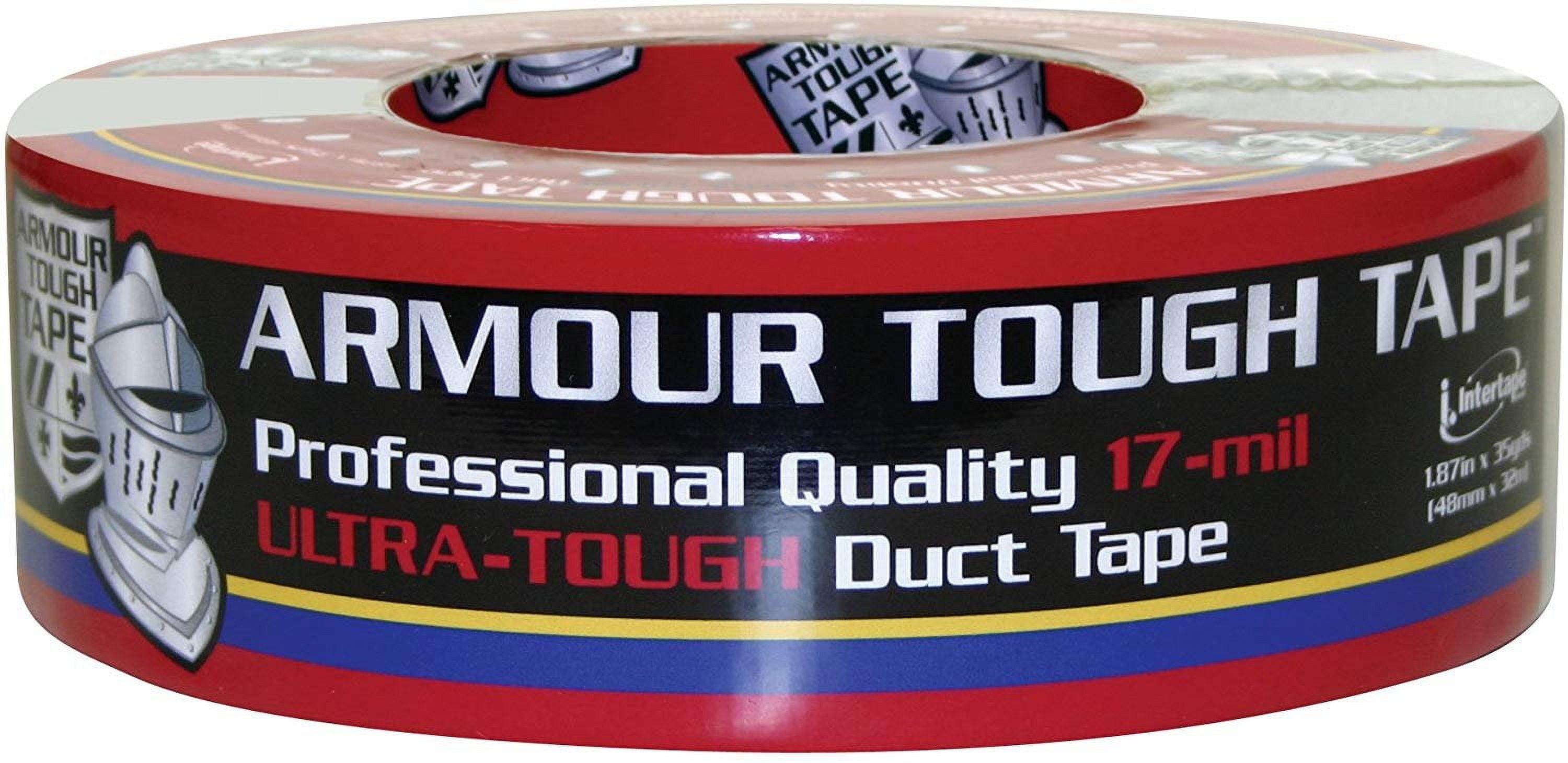 IPG Armour Tough Duct Tape - Super Heavy Duty Ducting Tape - 1.87-Inches x 35-Yards — Residential Use, Standard Application