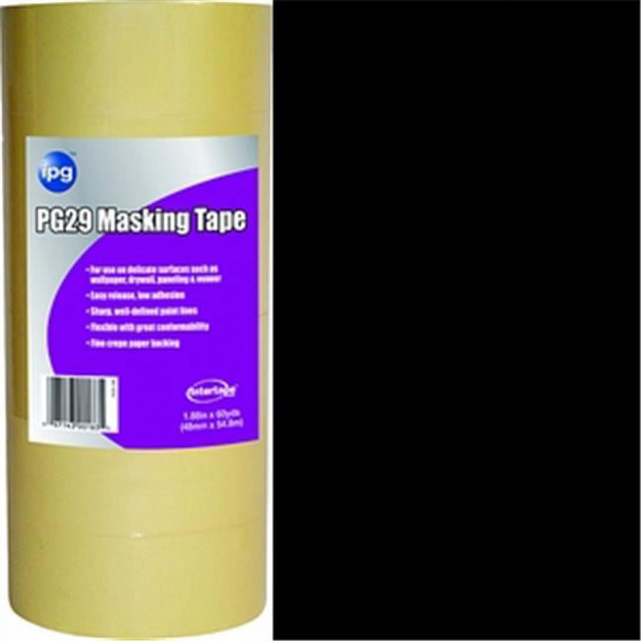 Intertape Polymer Group PG29 1 in. x 60 Yard Premium Grade Low Tack Masking Tape Bulk Pack of 36