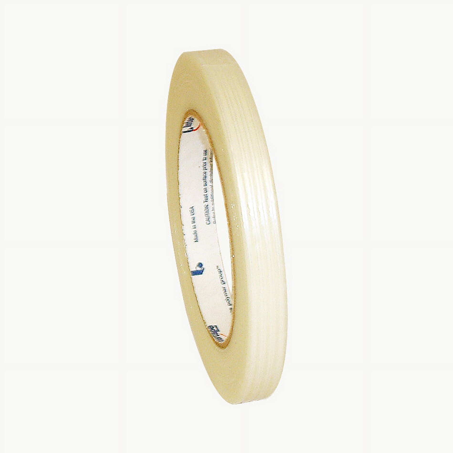 Intertape RG300 Utility Grade Filament Strapping Tape: 1/2 in x 60 yds. (White)