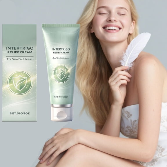 Intertrigo Cream for Chafing and Skin Folds, Soothes Irritation and Redness, Zinc Oxide Formula, 1-Pack