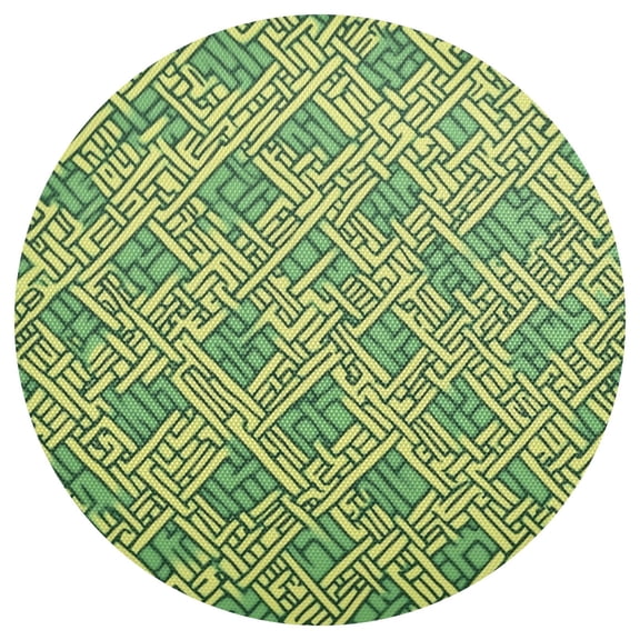 Intertwined Celtic Knots 15.4in Diameter PVC Plate Mat, Heat-Resistant and Cuttable, Kitchen Decor