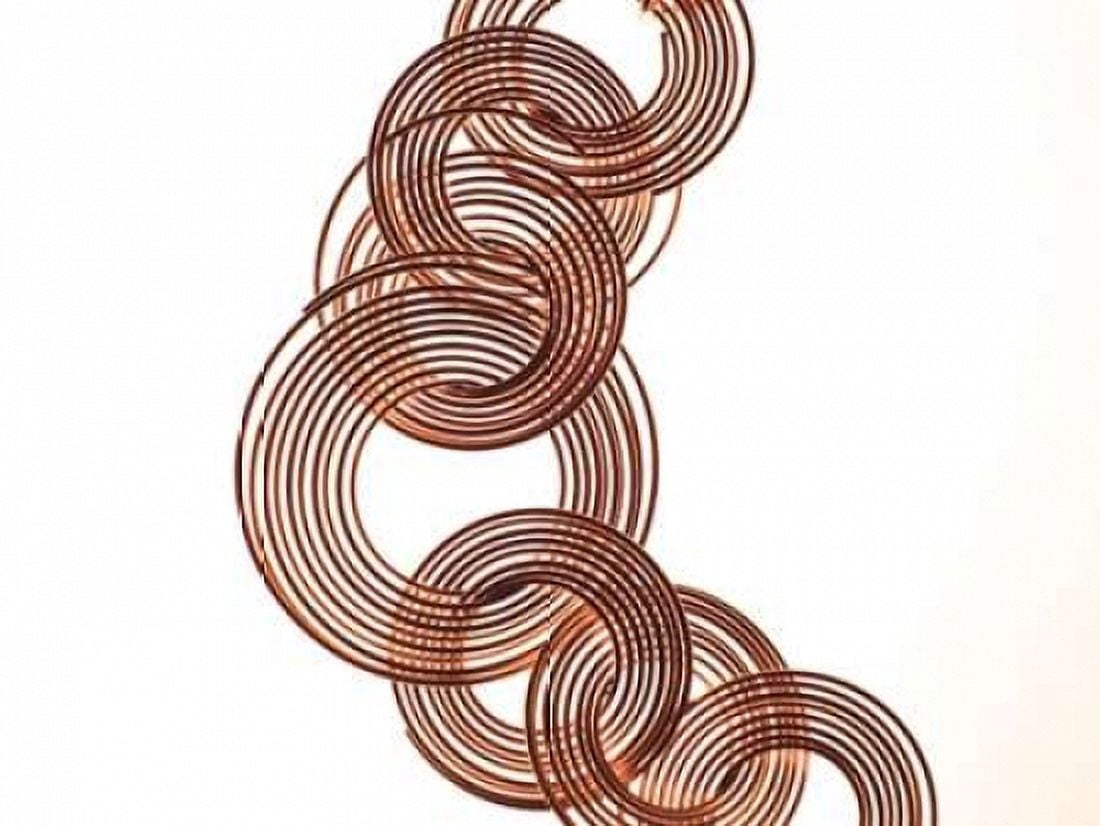 Intertwined Gold V Canvas Art - Monika Burkhart (22 x 28)
