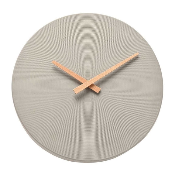 Interval Cement Wall Clock