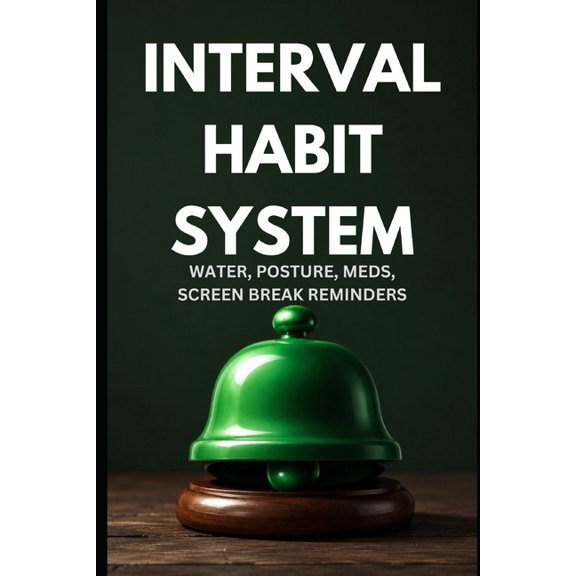 Interval Habit System - Starter Guide: Building Water, Posture, Meds & Screen Break Habits That Run on Autopilot - Even , (Paperback)
