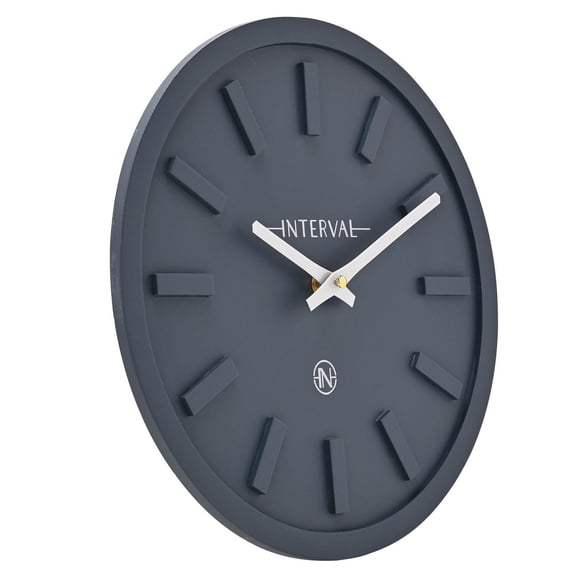 Interval Minimalist Wall Clock 30cm - Navy
