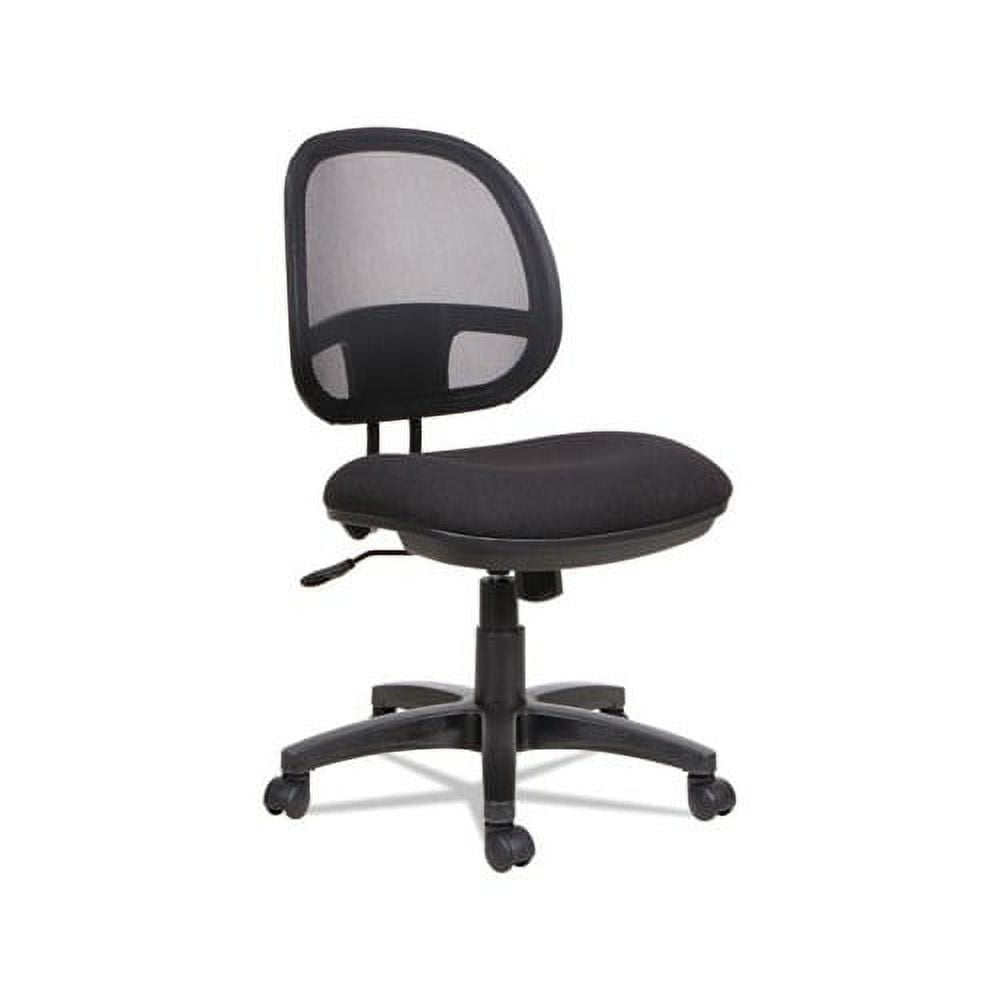 ErgoFlex Adjustable Mesh Task Chair with Waterfall Seat, Black