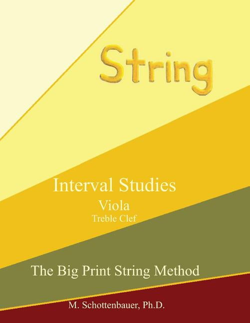 Interval Studies: Viola (Treble Clef) (Paperback)