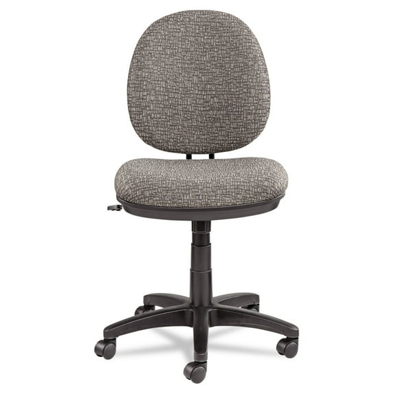 Interval Swivel/Tilt Task Chair, Tone-On-Tone Fabric, Graphite Gray