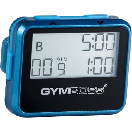 Interval Timer and Stopwatch - Teal/Blue Metallic Gloss