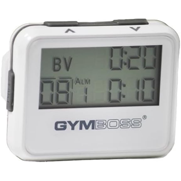 Interval Timer and Stopwatch - White/Gray Gloss