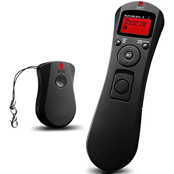 Intervalometer Digital Camera Remote Shutter Release Controller LCD Timer Control 2.4G Wireless for Canon EOS Rebel T6 T7 80D 70D 60D 60Da 77D T7i T6i T6s SL2 SL1 T5 T3 T5i T4i T3i T2i