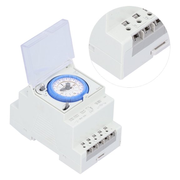 Intervals Mechanical Timer, ABS Electrical Timer Electrical Heavy Duty Time Switch Mechanical Time Switch For Stair Lights For Street Lights