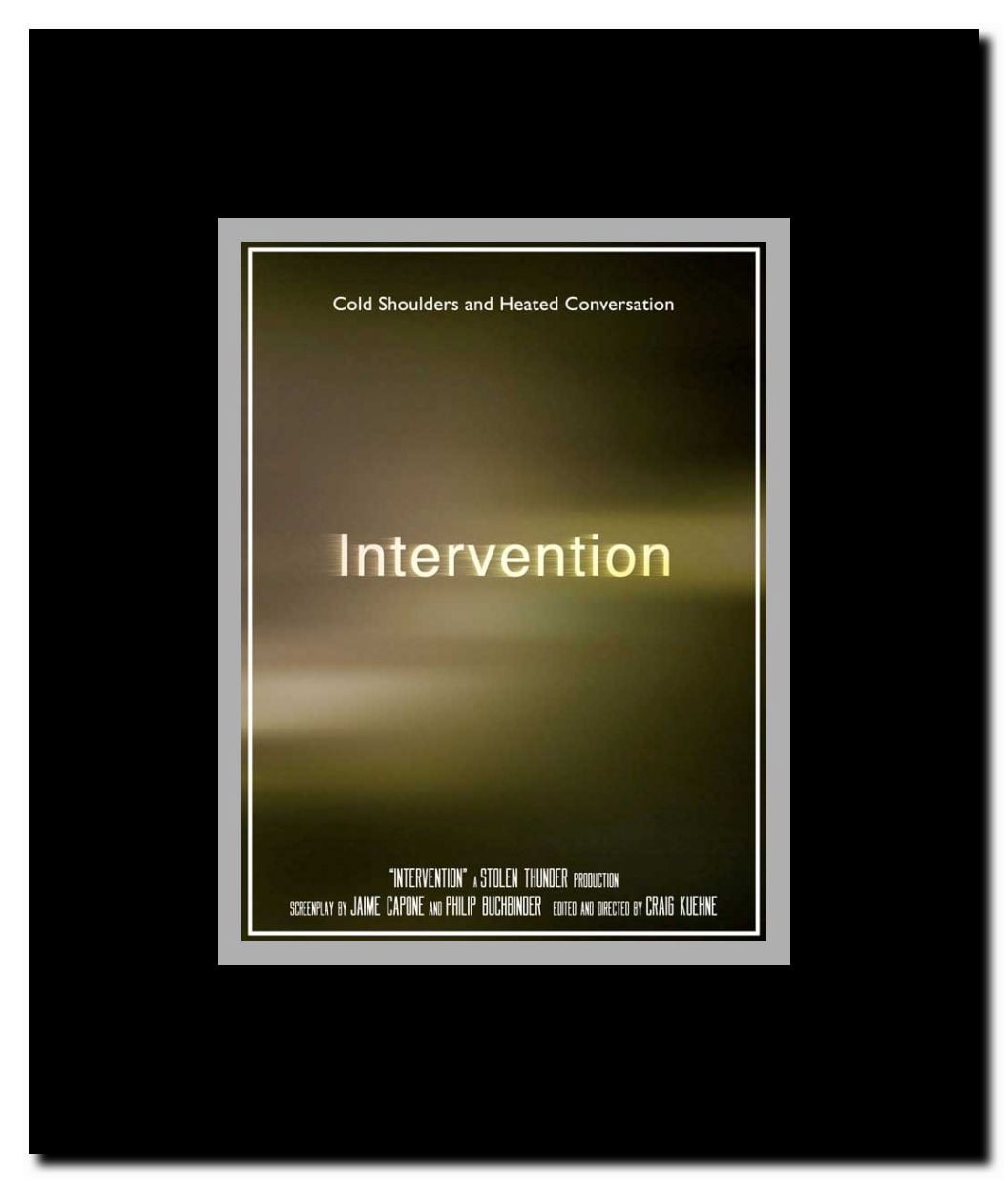 Intervention Framed Movie Poster