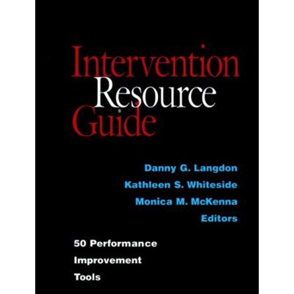 Pre-Owned Intervention Resource Guide : 50 Performance Improvement Tools (Paperback) 9780787944018