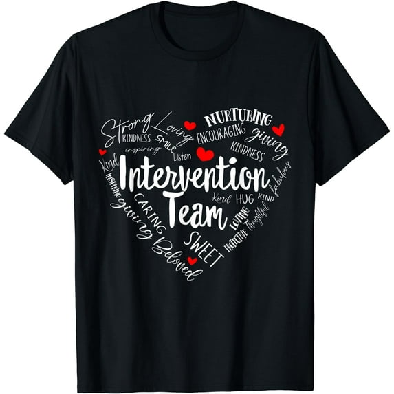 Intervention Teacher Specialist Squad Para Intervention Team T-Shirt
