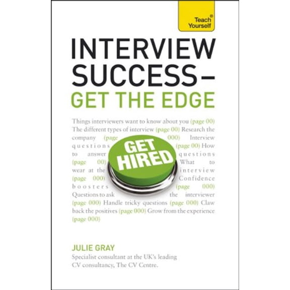 Pre-Owned Interview Success- Get the Edge (Paperback) 9780071785273