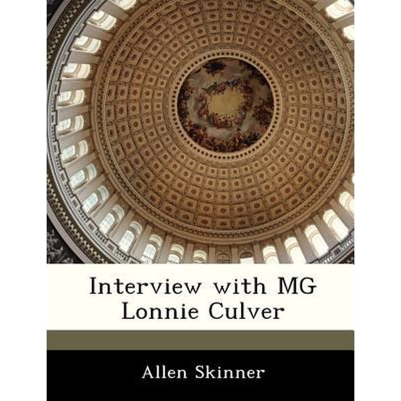 Interview with MG Lonnie Culver Paperback