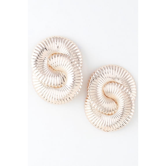 Interweaved Infinity Loop Earrings