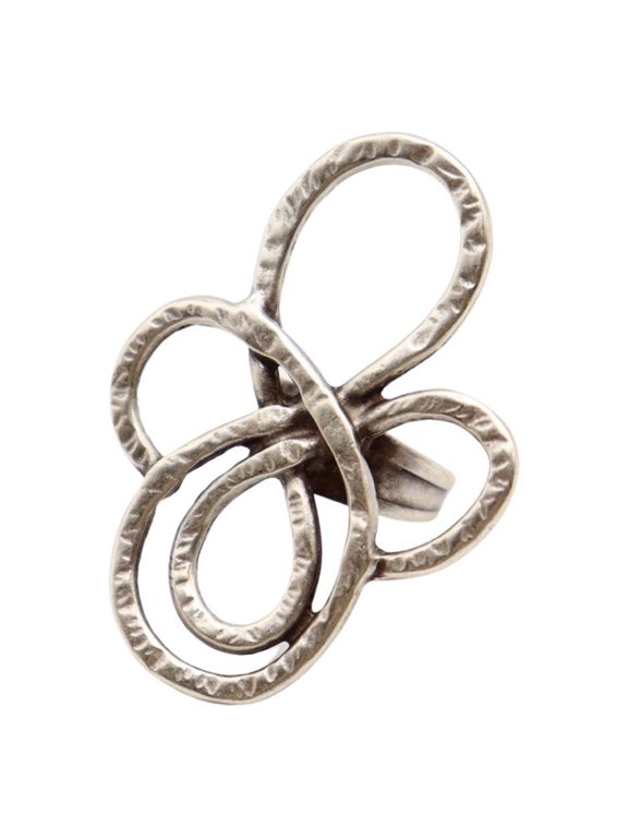 Interwoven Infinity Ring