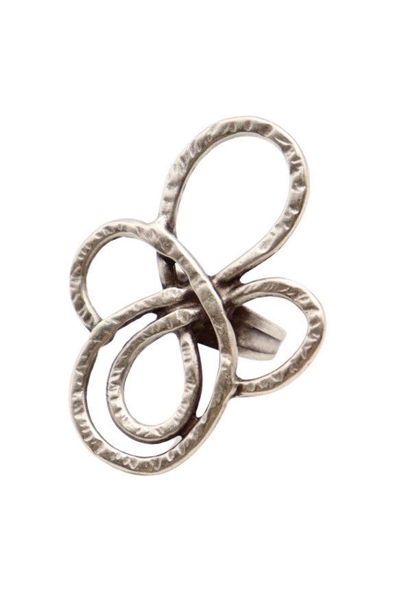 Interwoven Infinity Ring