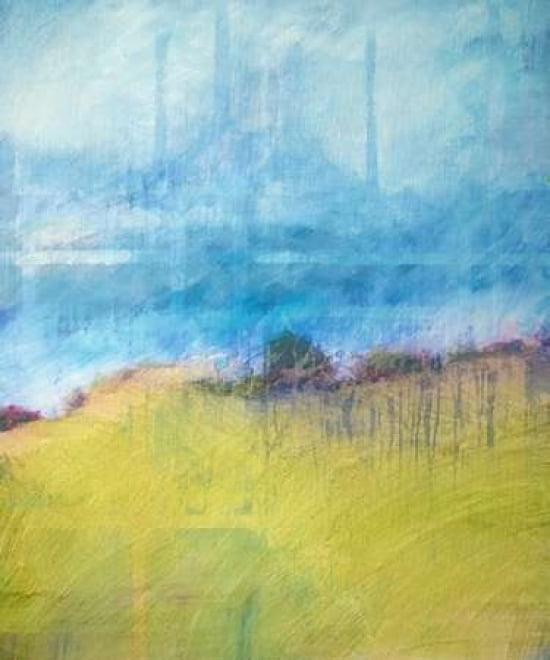 Interwoven Landscape Canvas Art - Skadi Engeln (20 x 24)