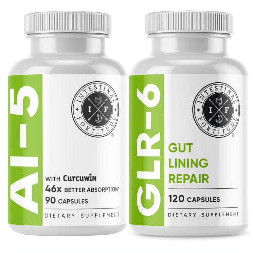Intestinal Fortitude AI5 and GLR6 Digestive Health Bundle Gut