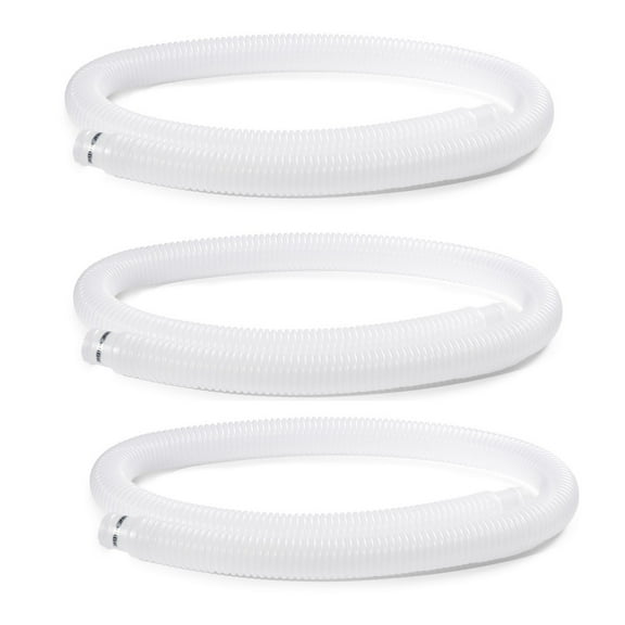 Intex 1.25 Inch Diameter Accessory Pool Pump Replacement Hose 59In Long (3 Pack)