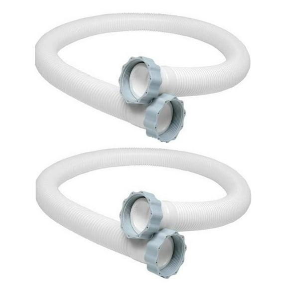 Intex 1.5" Diameter Accessory Pool Pump Replacement Hose - 59" Long - Set of 2