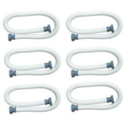Intex 1.5 Inch Diameter Water Accessory Pool Pump Replacement Hose 6 Pack