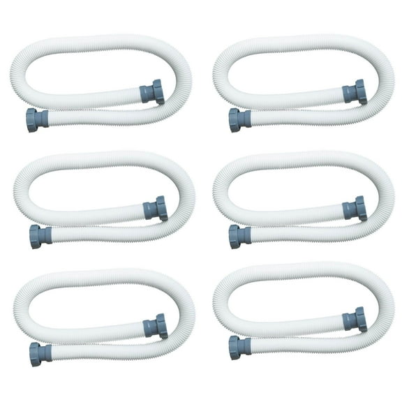 Intex 1.5 Inch Diameter Water Accessory Pool Pump Replacement Hose (6 Pack)